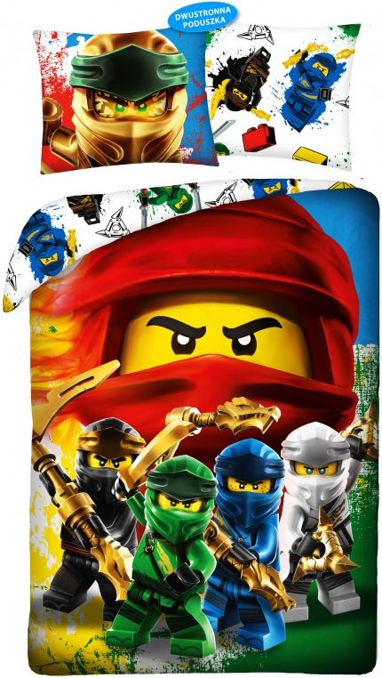 Schrijft een rapport lippen Dokter Dekbed Lego Ninjago crew (LEG895): 140x200/70x90 cm - Sikma's Warenhuis  Bolsward